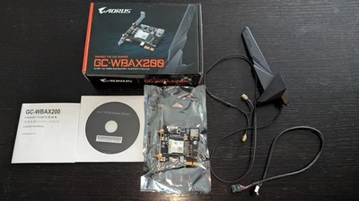 Gigabyte GC-WBAX200, 2.4GHZ/5GHZ WLAN (WiFi 6), Bluetooth 5.2, PCIe x1 - Bild 1 von 4