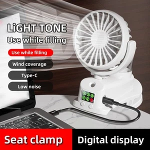 Mini Misting Fan with 4 Speed Control 360 Degree Airflow Perfect for Camping - Afbeelding 1 van 5