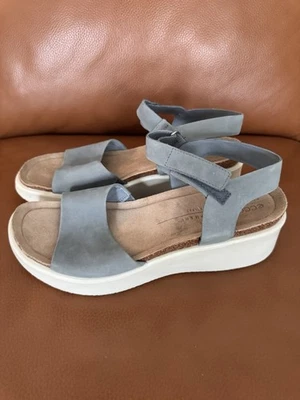 Ecco Women's Flowt Wedge Cork Sandal Concrete sz 10 41 - Image 1 of 4
