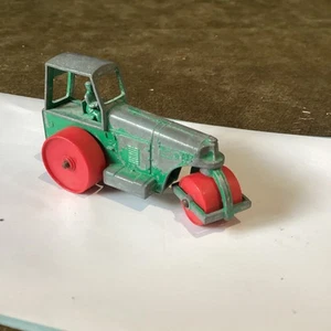 Vintage Matchbox Lesney No.1 Aveling Barford Road Roller Playworn - Bild 1 von 5