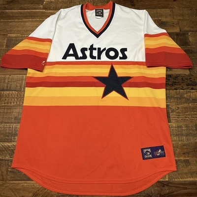 Vtg MLB Majestic Houston Astros Cooperstown Collection Jersey Men’s Sz 2XL - Image 1 of 4