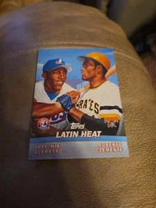 2001 Topps #TC8 Latin Heat (Vladimir Guerrero / Roberto Clemente) Combos - Bild 1 von 2
