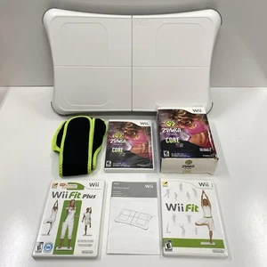 Nintendo Wii Balance Board + 3 Spiele Fit Plus Zumba Fitness Core Bundle funktionstüchtig - Bild 1 von 7