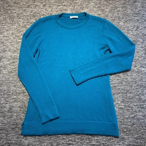 Kettlewell Jumper Womens Medium Blue Wool Longline Sweater Crew Neck Pullover - Picture 1 of 7