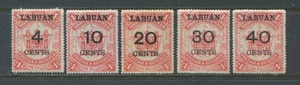 Labuan 1895 set como nuevo o.g. bisagras - Imagen 1 de 1