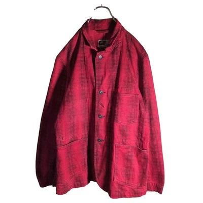 Prendas de Ingeniería de Color Raro Hechas en EE. UU. Chaqueta de Algodón Roja M De Colección Envío Gratis Foto 1 de 4