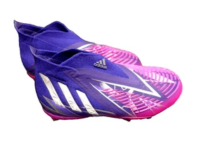 Adidas Predator Edge FG J Niños Rosa Púrpura Plata Zapatos de Fútbol (varias tallas) Nuevos - Imagen 1 de 6