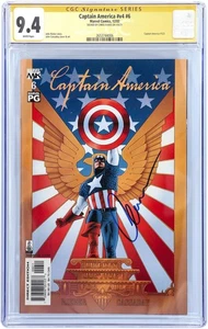 Cómic firmado por Chris Evans Capitán América #6 Capitán América - CGC 9.4 - Imagen 1 de 1
