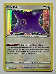 Ditto 107/159 (NM) Holo Rare Sword & Shield: Crown Zenith 2023 Pokémon Card - Picture 1 of 7