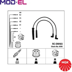 IGNITION CABLE KIT 0595 FOR DAEWOO ESPERONEXIA A15MF 1.5L 4cyl ESPERO - Picture 1 of 10