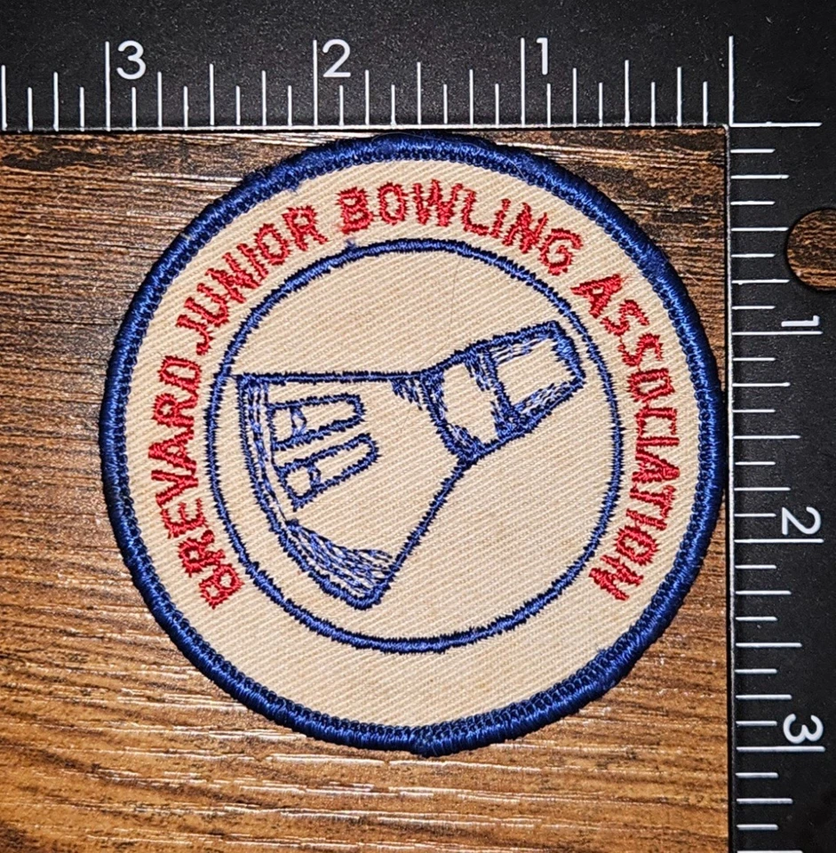 Brevard County Florida Junior Bowling Association Space Shuttle Patch - Image 1 of 1