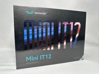 GEEKOM Mini IT12, Intel Core i5-12450H, 16GB RAM, 512GB SSD, Windows 11 Pro, PC - Image 1 of 3