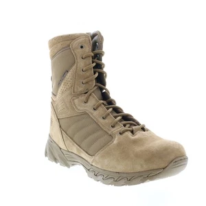Smith & Wesson Breach 2.0 8" Side Zip 810203 Mens Brown Suede Tactical Boots 7 - Picture 1 of 8
