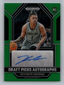2023 Panini Prizm Draft Keyonte George Baylor Green Rookie Auto #DPA-KYG 9835 - Picture 1 of 2
