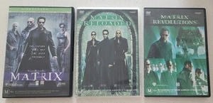 The Matrix DVD Bundle x 3 (The Matrix, Matrix Reloaded, Matrix Revolutions) - Picture 1 of 2
