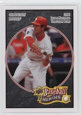 2008 Upper Deck Baseball Heroes Black Chase Utley #135 - Image 1 of 2