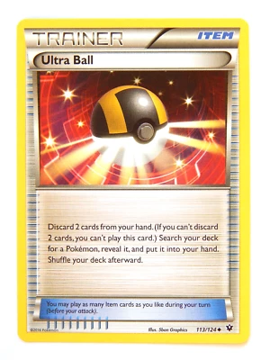 Ultra Ball 113/124 (NM, Pokemon Card, Fates Collide, 2016, Item, Uncommon) - Image 1 of 2