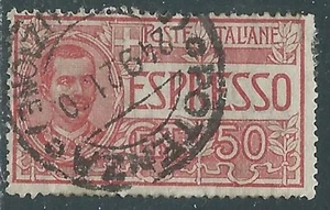 1920 REGNO ESPRESSO USATO 50 CENT - RF9-8 - Picture 1 of 1