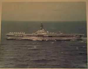 US Naval Aviation Memorabilia! USS WASP (CVS-18) 1960s Vintage 8 X 10 Photo. - Picture 1 of 9