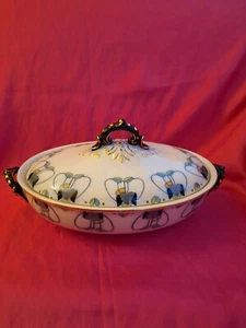 George Logan Tulip Tureen Serving Bowl No 1 - Reg No 36376 - Foto 1 di 24