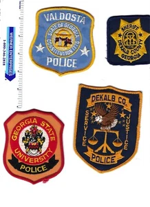 LOTTO PATCH POLIZIA GEORGIA #2 (12 TOPPE) - Foto 1 di 3