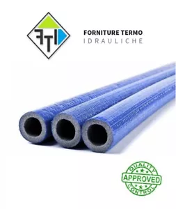 TUBO ISOLENE PE BLU polietilene estruso PELLICOLATO PER TUBI ZINCATI RAME 2ML - Foto 1 di 1
