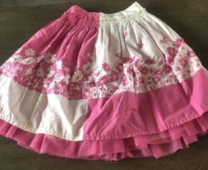 The Children’s Place Pink and White Floral Skirt Size 14 Sequins Tulle Easter - Picture 1 of 6