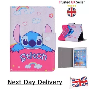 Case for kids iPad Air 1 2 9.7”9th 10.2 Gen 5 6 7 8 Mini 3 4 5 6-Stitch Pink - Picture 1 of 7