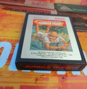 Jungle Hunt (1983) ATARI VCS 2600 (Modul / Cartridge) classic 8-bit works - Bild 1 von 2