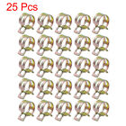 25pcs 12mm Car Fuel Line Spring Clips Water Pipe Air Tube Clamps Hose Fastener
