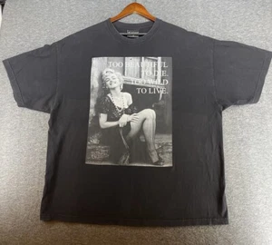 Street Dreams Marilyn Monroe Shirt Men’s Size 3X Black Graphic Tshirt Tee - Picture 1 of 17