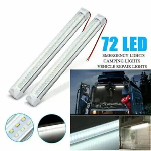Tira de luz LED 2021 12V tubo 72 LED coche furgoneta VOLT barra lámpara barra de luz - Imagen 1 de 11