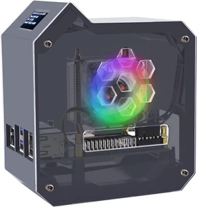 Geeekpi Mini Tower Kit for Raspberry Pi 5, Pi 5 Case with ICE Tower Cooler, 0... - Picture 1 of 9