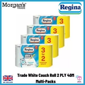 Regina Blitz Kitchen Household 3 Ply Paper Towels 12 Rolls ( 70Sheets Per Roll ) - Picture 1 of 1