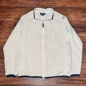 Pendleton Aztec Patch Fleece Jacket Cream Men’s Size Medium - Picture 1 of 9