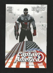 Marvel Comics Sam Wilson Capitán América Civil War II Comercio Libro de bolsillo - Imagen 1 de 1