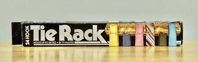 Estante de corbata Ty-Master de la década de 1990 nuevo en caja - tiene capacidad para 24 corbatas Foto 1 de 4