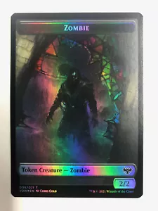 MTG ZOMBIE/HUMAN SOLDIER FOIL INNISTRAD CRIMSON VOW 008/021 NM+ Nvr Plyd - Picture 1 of 6