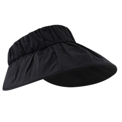 Outdoor Sun Hat Wide Brims Hat Sunproof Hat Teen Empty Top Hat for Cycling - Image 1 of 4