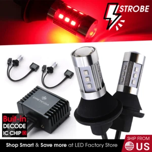 2X 1157 Red 68-SMD Turn Signal Blinker Brake LED Light 1130 1142 1152  - Imagen 1 de 8