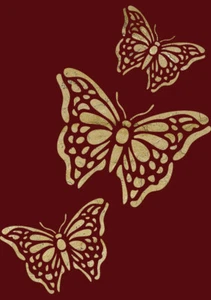 Stencil farfalla pittura giardino mobili da parete creazione di carte artigianato riutilizzabile BU7 - Foto 1 di 16