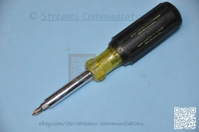 Klein Tools 32477 Multi-Bit Screwdriver / Nut Driver 10-in-1 Multi Tool - Image 1 of 4