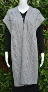 SCANLAN & THEODORE Grey Wool Shrug Scarf - One Size - EUC - Picture 1 of 10