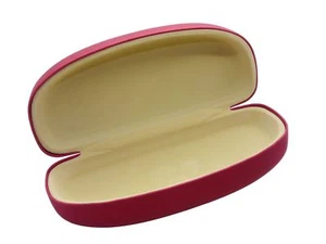 Hard Womens Protective Metallic Pink Glasses Case Ladies Deep Spectacle Case - Picture 1 of 2
