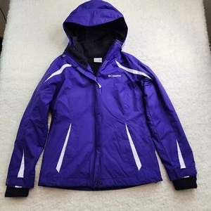 Columbia Interchange Coat Med Lila Fleecejacke Outdoor 2 in 1 Set Taschen - Bild 1 von 12