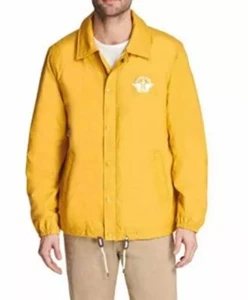 Dockers Men's The Brady Lightweight Nylon Jacket Gold S Windbreaker rain Z62 - Picture 1 of 12