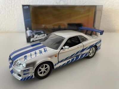 Fast & Furious (2003) 1999 Nissan Skyline GTR Paul Walker 1:43 Greenlight - Photo 1/4