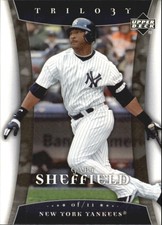 2005 (YANKEES) Upper Deck Trilogy #33 Gary Sheffield