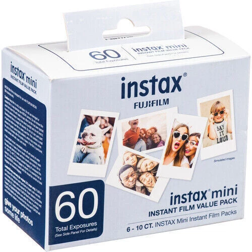 3 Boxes FUJIFILM INSTAX MINI Instant Film (60 Exposures) 6000161 - Image 1 of 1