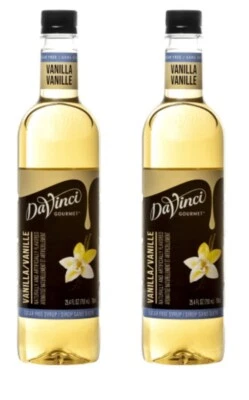 PACK 2 - Jarabe de Vainilla Gourmet Sin Azúcar DaVinci (750 ml) Foto 1 de 4
